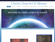 Tablet Screenshot of christchurchofalbany.com